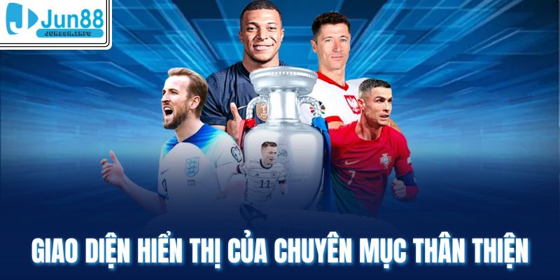 Giao diện hiển thị của chuyên mục thân thiện
